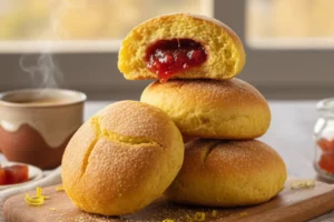 Pãozinho de Fubá com Goiabada: A receita de vó que fica fofinha e perfeita para o café