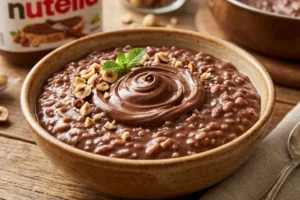 Arroz Doce de Nutella Cremoso: Receita Irresistível com Toque Gourmet (Sobremesa Queridinha no Brasil!)