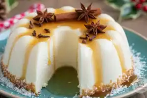 Pudim de Coco com Calda de Caramelo: O segredo para a textura perfeita de veludo