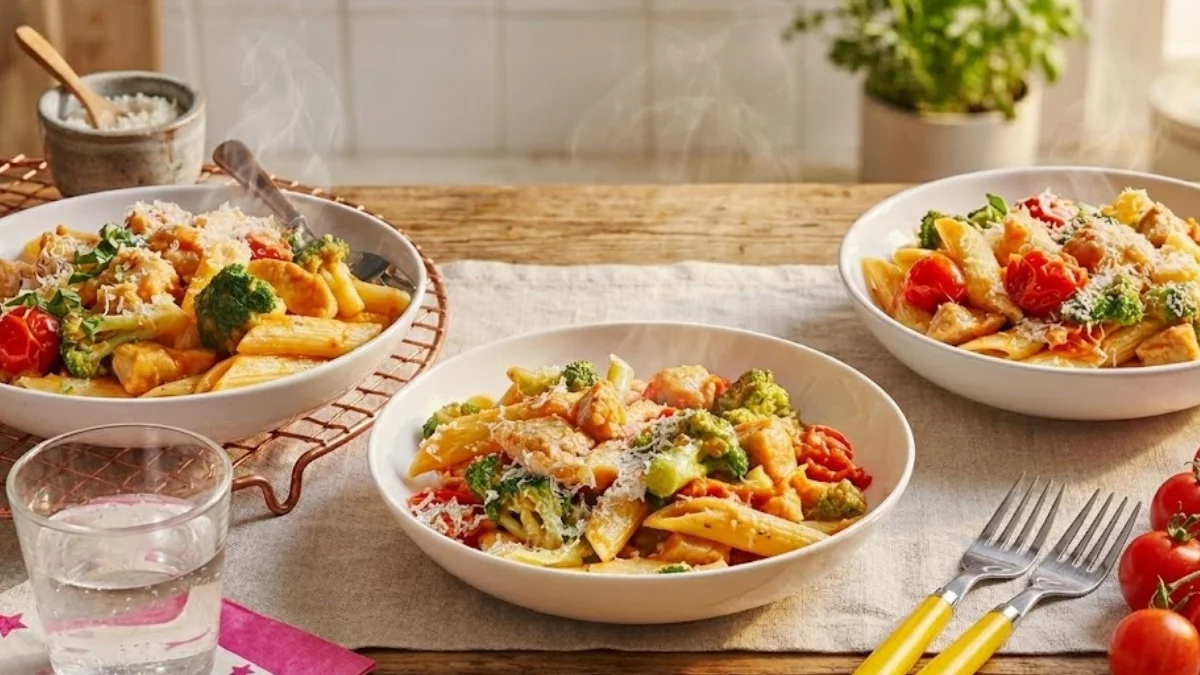 Penne com Frango e Brócolis: O Jantar Cremoso de Uma Panela Só